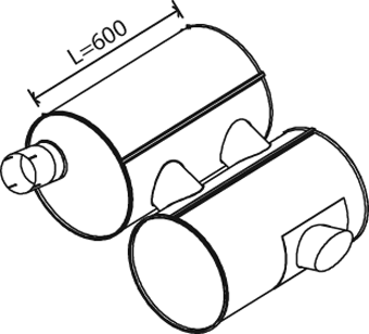 Silenziatore posteriore (DINEX 28407)