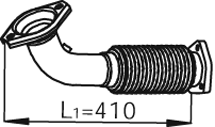 Tubo gas scarico — DINEX 29298