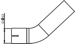 Tubo gas scarico — DINEX 29642