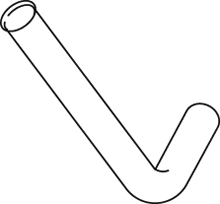 Tubo gas scarico — DINEX 47545