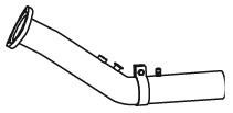 Tubo gas scarico — DINEX 48152