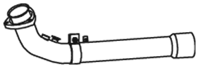 Tubo gas scarico — DINEX 48153