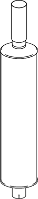 Silenziatore centrale / posteriore — DINEX 49375