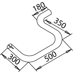 DINEX 51297 Tubo gas scarico