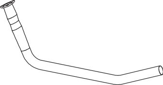 Tubo gas scarico — DINEX 54166