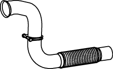 Tubo gas scarico — DINEX 54271