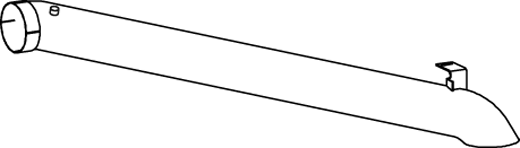 Tubo gas scarico — DINEX 54681