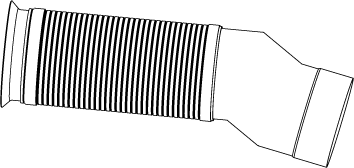 Tubo gas scarico — DINEX 56131