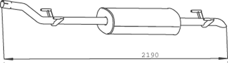 DINEX 56330 Silenziatore centrale