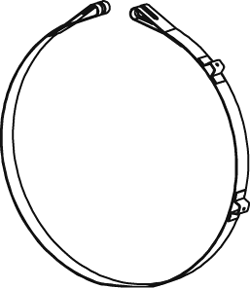 DINEX 64891 Anello di ritegno, Silenziatore