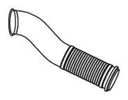 Tubo gas scarico — DINEX 66132