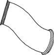 Tubo gas scarico — DINEX 68088