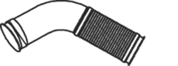 DINEX 68089 Tubo gas scarico