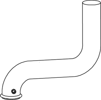 Tubo gas scarico — DINEX 68519