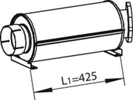 DINEX 69331 Silenziatore centrale