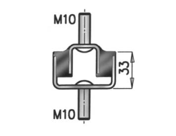 DINEX 69804 Supporto, Imp. gas scarico