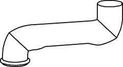 DINEX 80554 Tubo gas scarico
