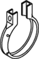 Pezzo per fissaggio, Imp. gas scarico — DINEX 80807