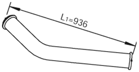 DINEX 81705 Tubo gas scarico