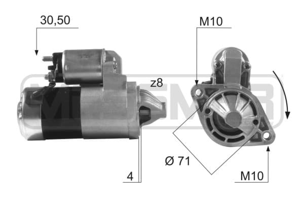 Motorino d'avviamento — ERA 220481A