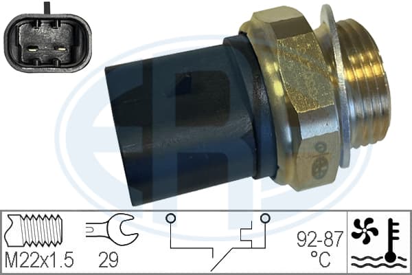 Termocontatto, Ventola radiatore — ERA 330273