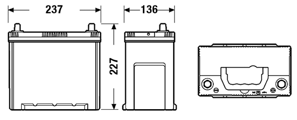 Batteria auto — EXIDE EA456
