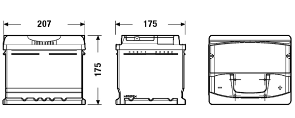 Batteria auto — EXIDE EA472