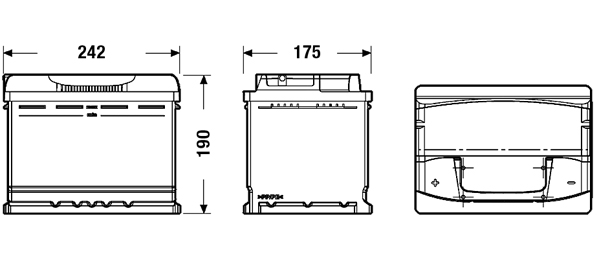 Batteria auto — EXIDE EA601