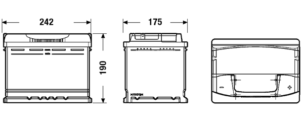 Batteria auto — EXIDE EA640