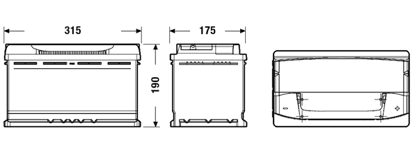 Batteria auto — EXIDE EA900