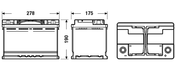 Batteria auto — EXIDE EL700