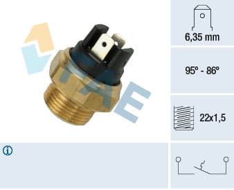 Termocontatto, Ventola radiatore — FAE 37330