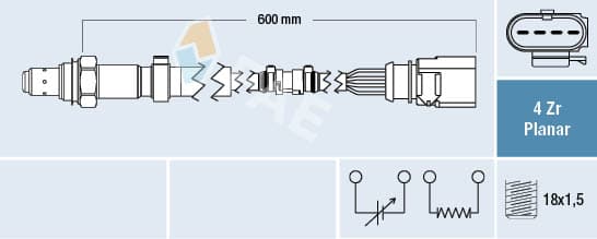 Sonda lambda — FAE 77458