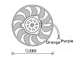 Ventilatore radiatore — AVA Clever Choice AI7517