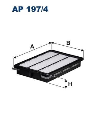 Filtro aria — FILTRON AP 197/4
