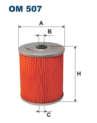 Filtro olio — FILTRON OM 507