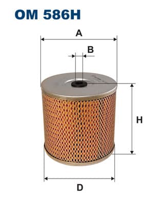 Filtro, Sistema idraulico di lavoro — FILTRON OM 586H
