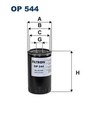 Filtro olio — FILTRON OP 544