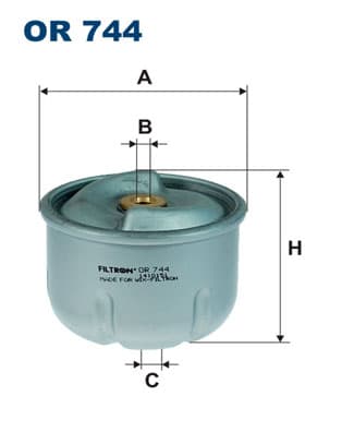 Filtro olio — FILTRON OR 744