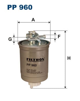 Filtro carburante — FILTRON PP 960