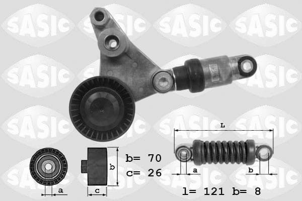 Tendicinghia, Cinghia Poly-V — SASIC 1624022