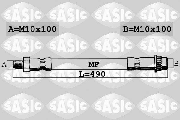 Tubo flessibile freno — SASIC 6600007