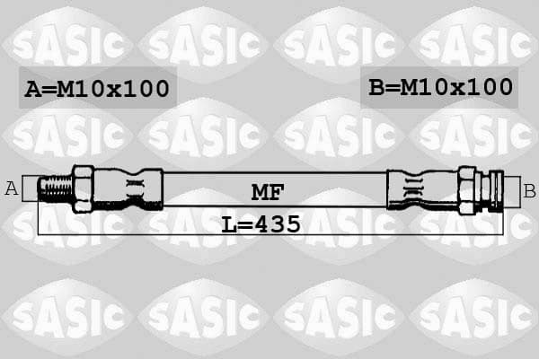 Tubo flessibile freno — SASIC SBH6270