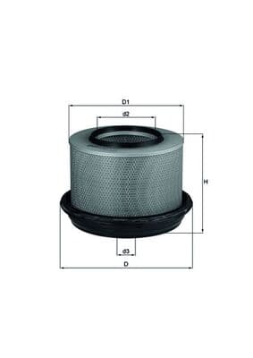 Filtro aria — MAHLE LX 268