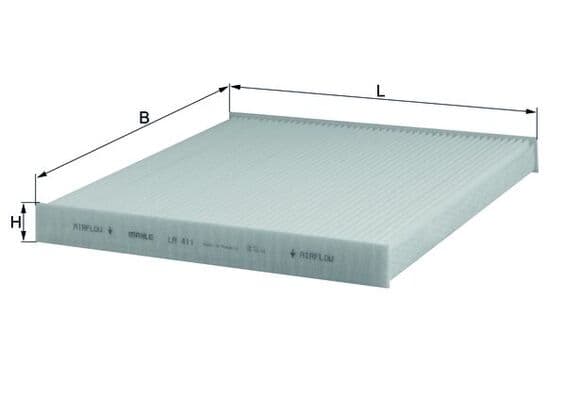 Filtro abitacolo — MAHLE LA 411