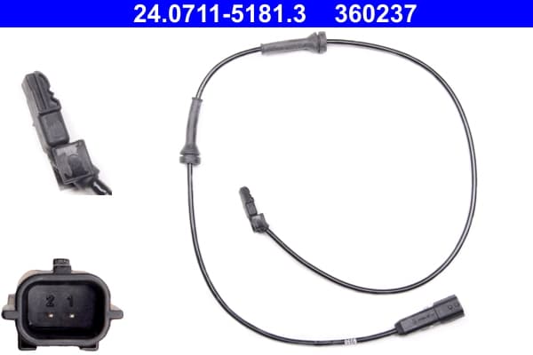 Sensore ABS — ATE 24.0711-5181.3