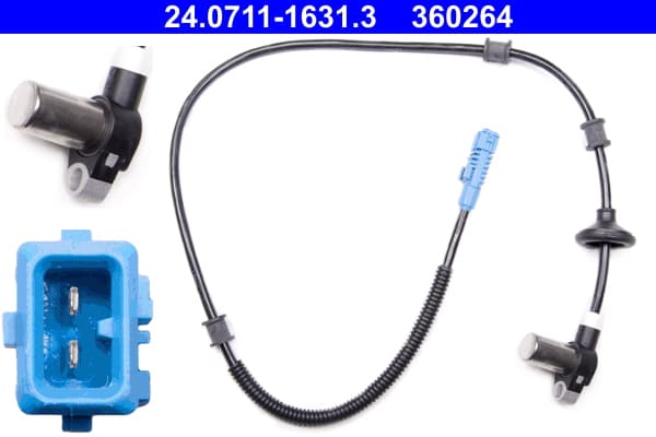 ATE 24.0711-1631.3 Sensore ABS