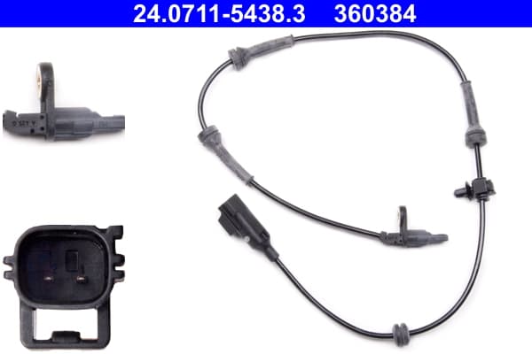 ATE 24.0711-5438.3 Sensore ABS