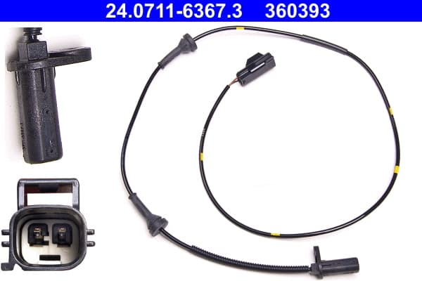 Sensore ABS — ATE 24.0711-6367.3