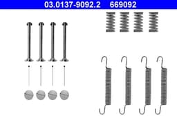 Kit accessori, Ganasce freno stazionamento